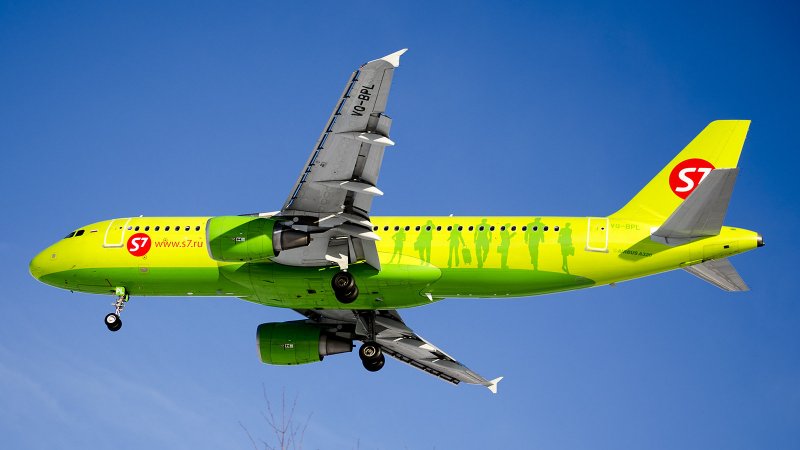 S7 Airlines a320 в Крыму