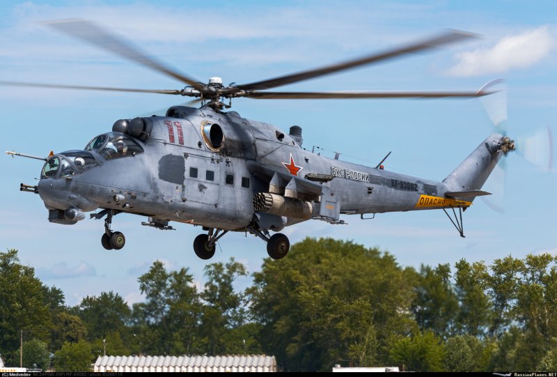 Ми-35 вертолет