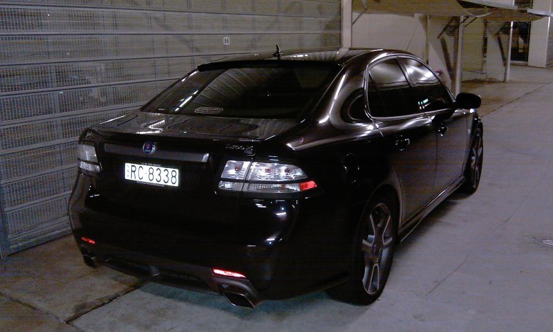 Saab 9-3 2008 сзади