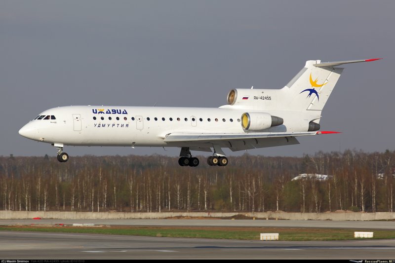 Ту-134 Газпромавиа