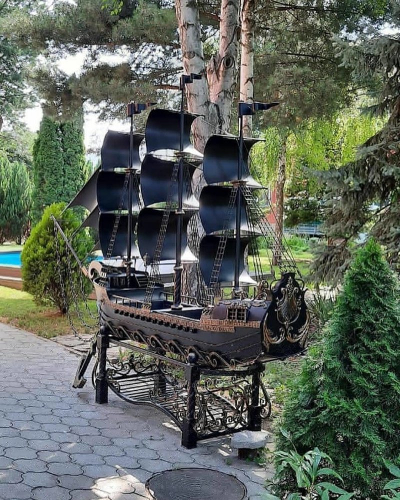 Мангал корабль своими руками