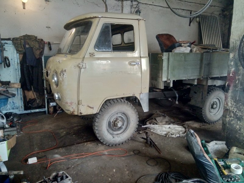 Кабина ГАЗ 66 на УАЗ 3303