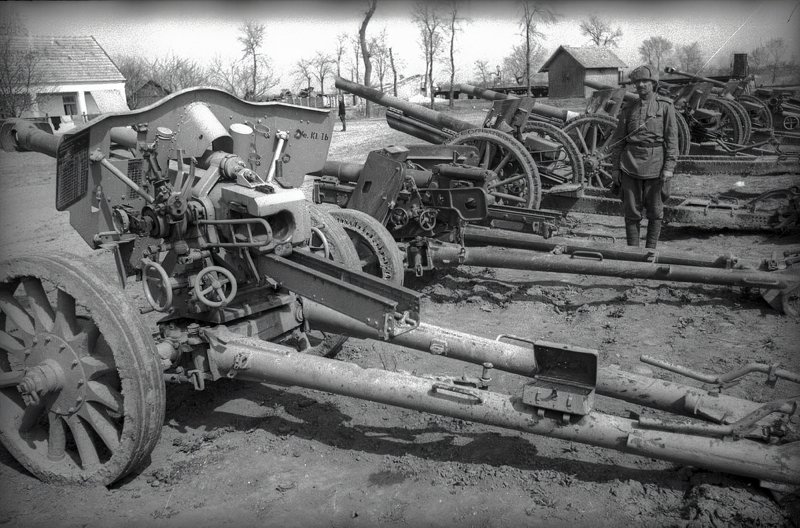 Немецкая гаубица 105 mm LEFH