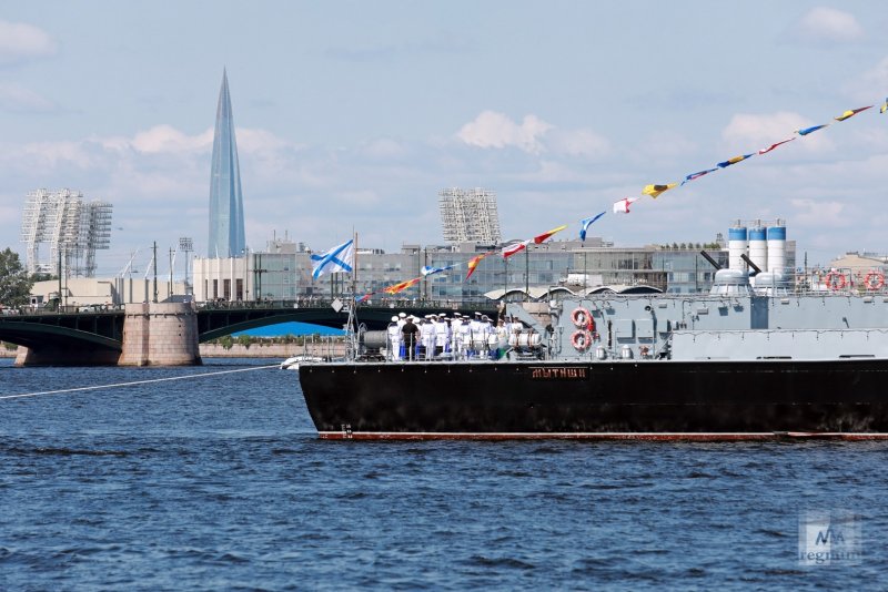 Военно-морской парад в Кронштадте 2020