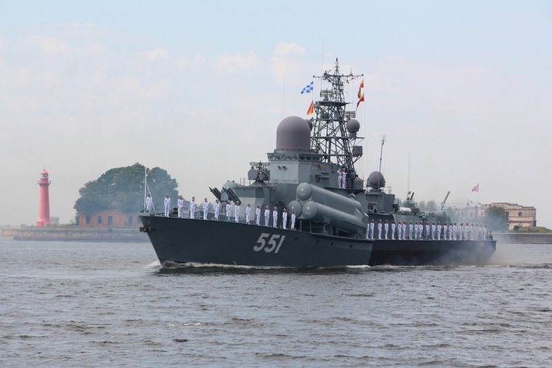 Военно-морской парад в Кронштадте 2020