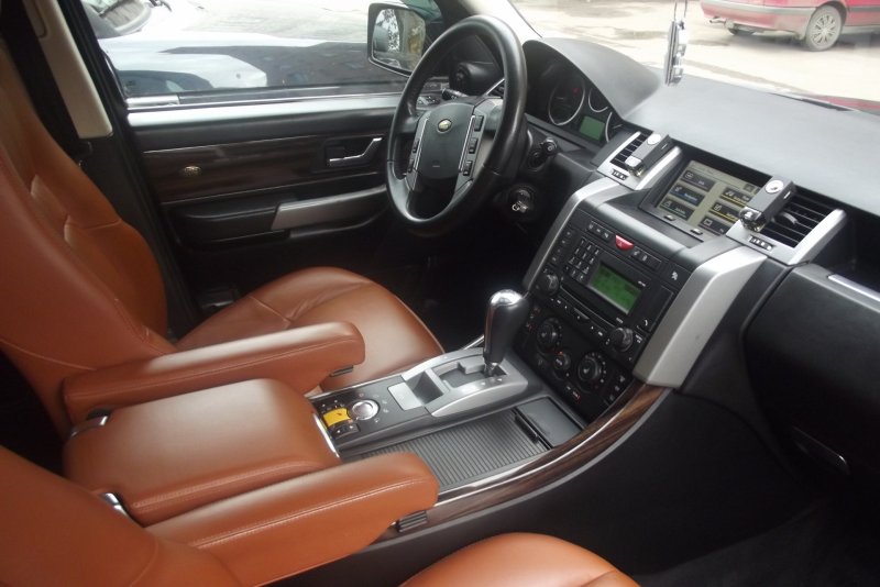 Land Rover range Rover Sport 2007 салон