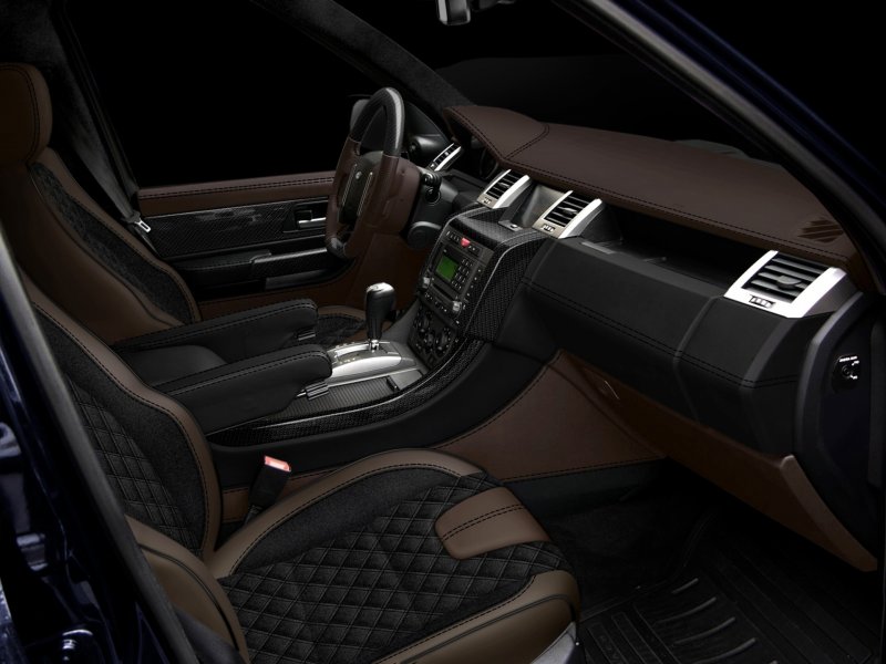 Range Rover Sport 2012 салон черный