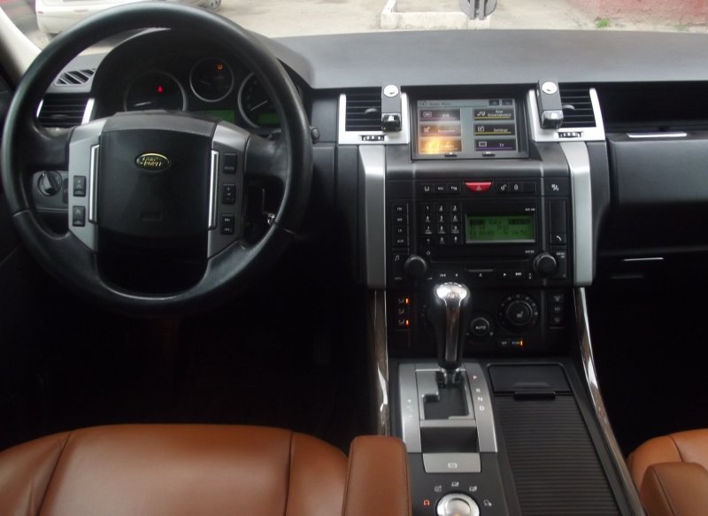 Land Rover range Rover Sport 2008 салон
