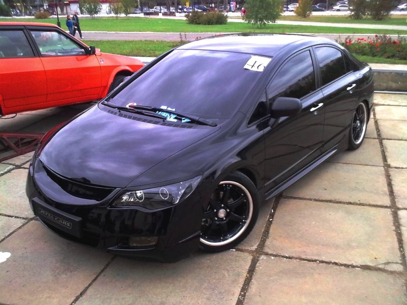 Honda Civic 4d черный