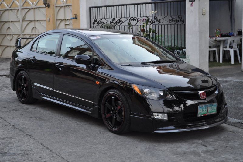 Honda Civic 4d 2008 черная