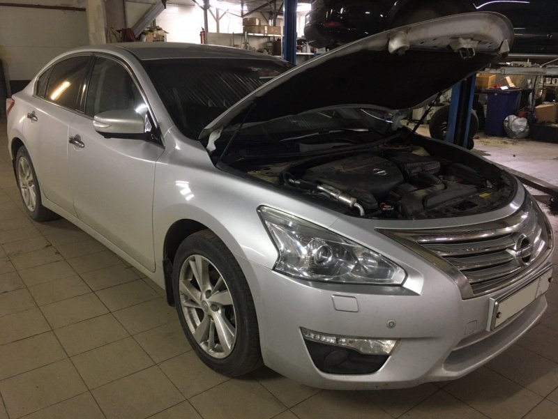Nissan Teana 2014 синяя