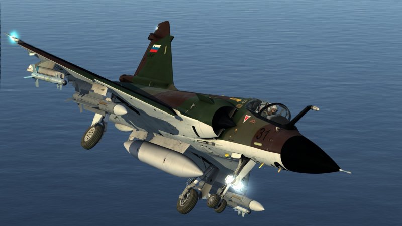 Mirage 2000c Dark Green Skin