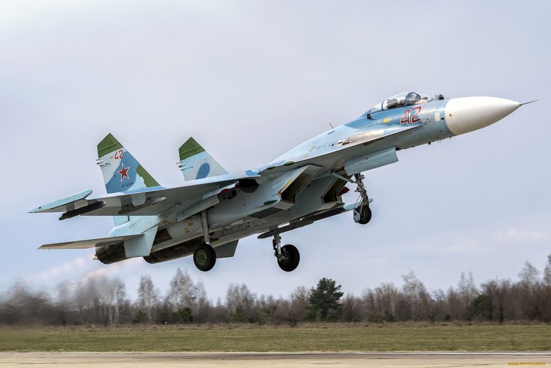 Су-27 истребитель - перехватчик