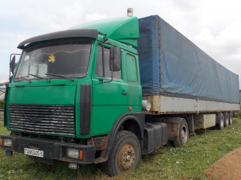 МАЗ 54323 С полуприцепом
