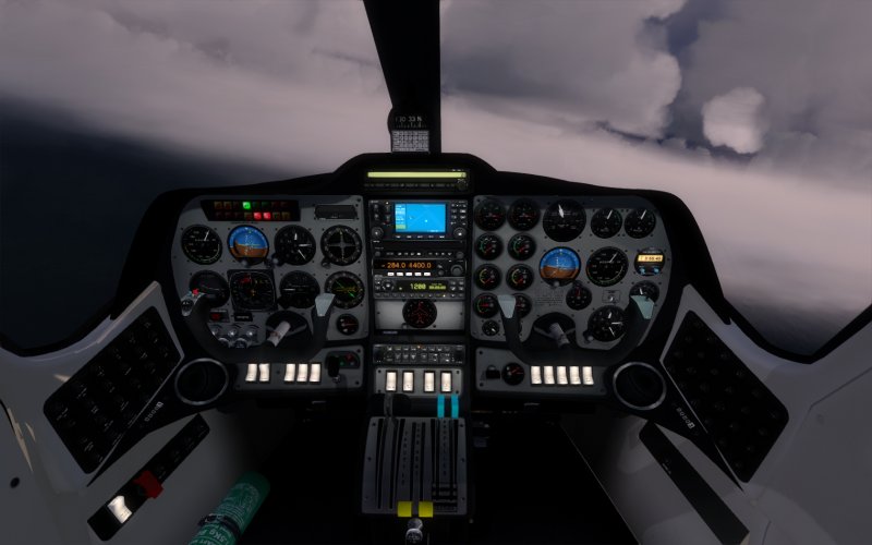 Tecnam p2006t кабина