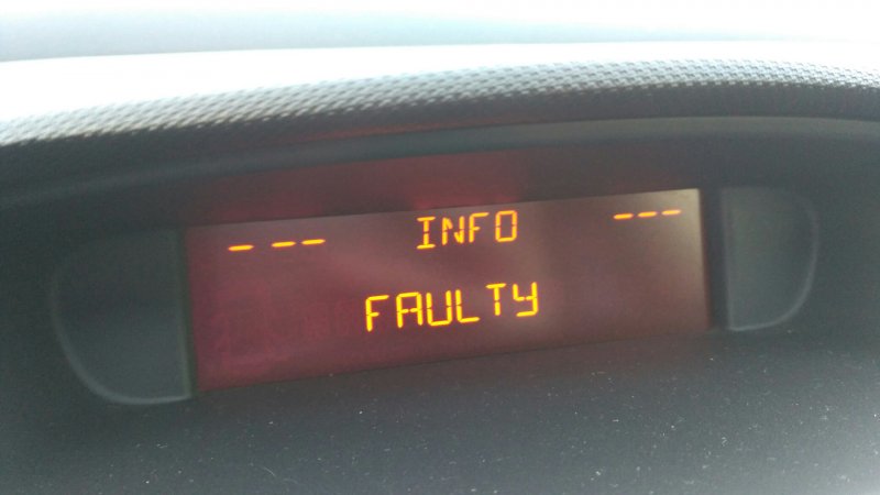 Electric circuit faulty Citroen c4