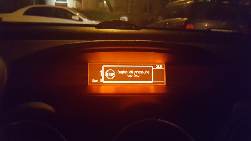 Peugeot 308 engine Fault