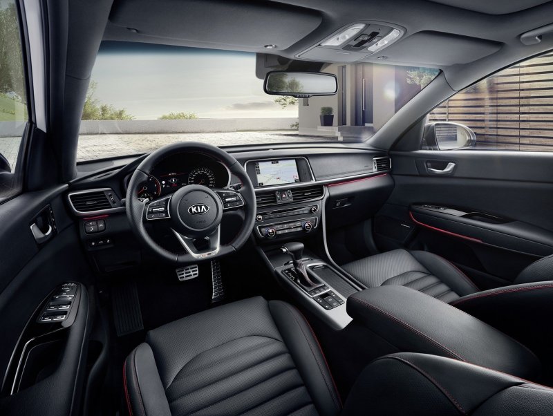 Kia Optima gt line 2018 салон