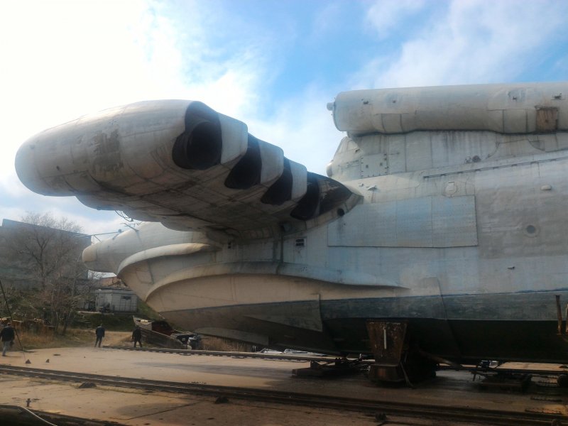 Каспийский монстр экраноплан Лунь