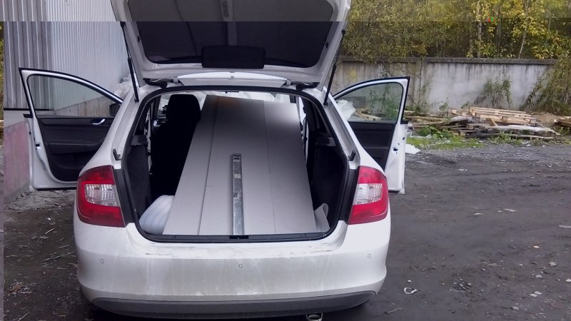 Skoda Octavia 2019 багажник