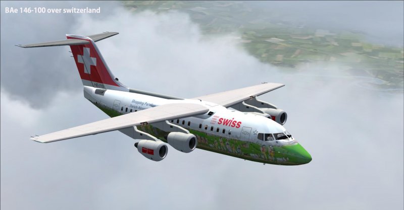 Bae-146 sta вид сверху