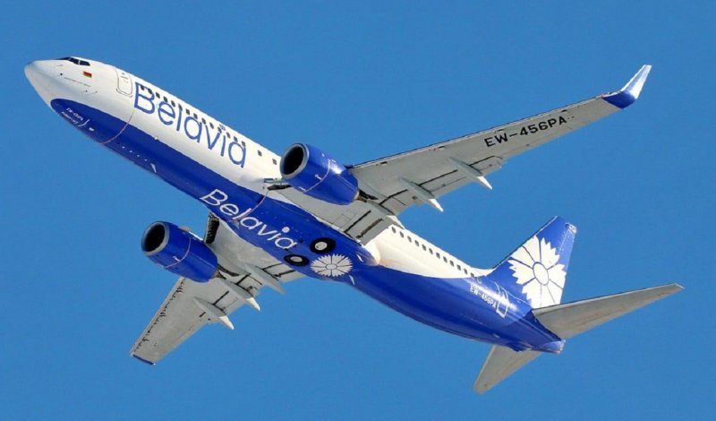 Самолет авиакомпании Belavia