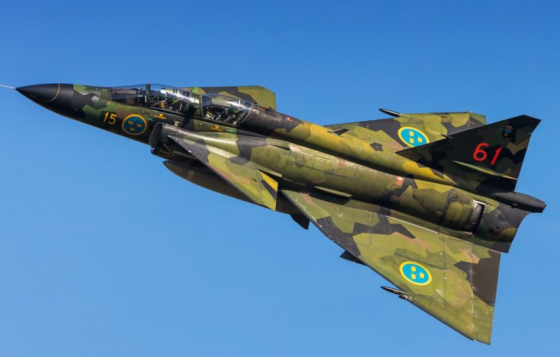 Сааб-37 Вигген истребитель