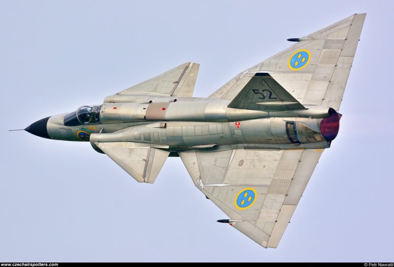 Боевой самолет Сааб 37 Вигген