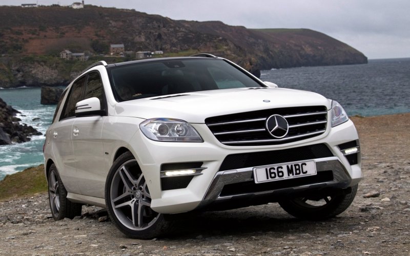 Мерседес ml 350 белый