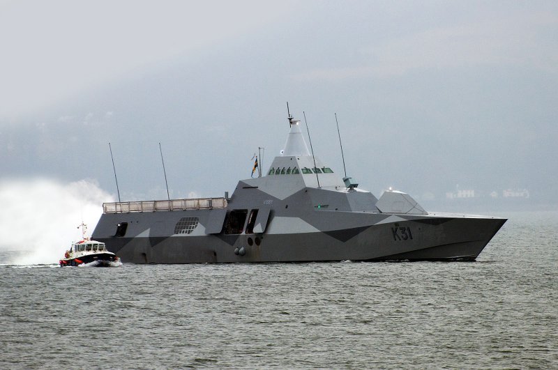 Шведский военный корабль Visby