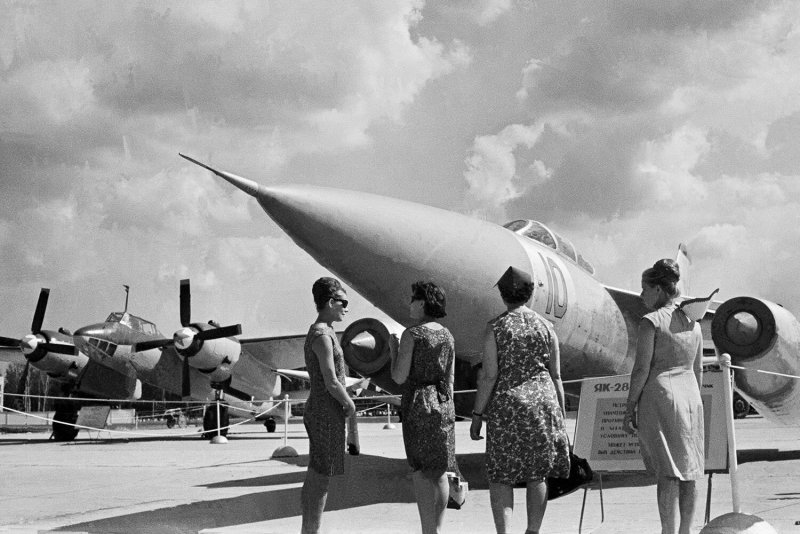 Парад в Домодедово в 1967