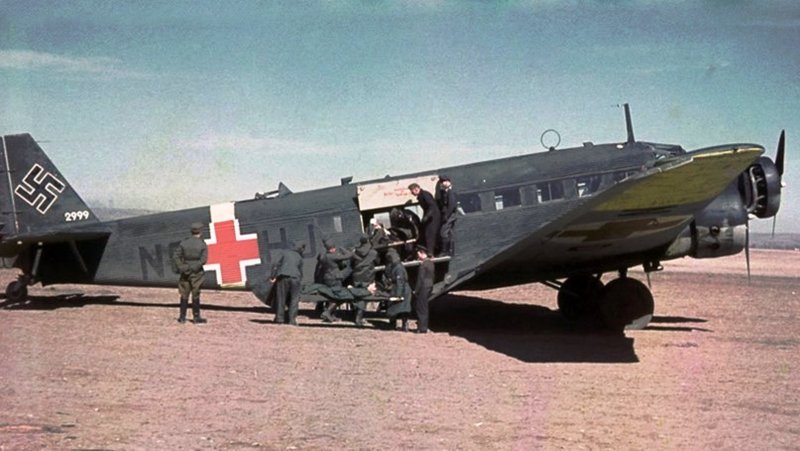 Ju52 самолет Luftwaffe