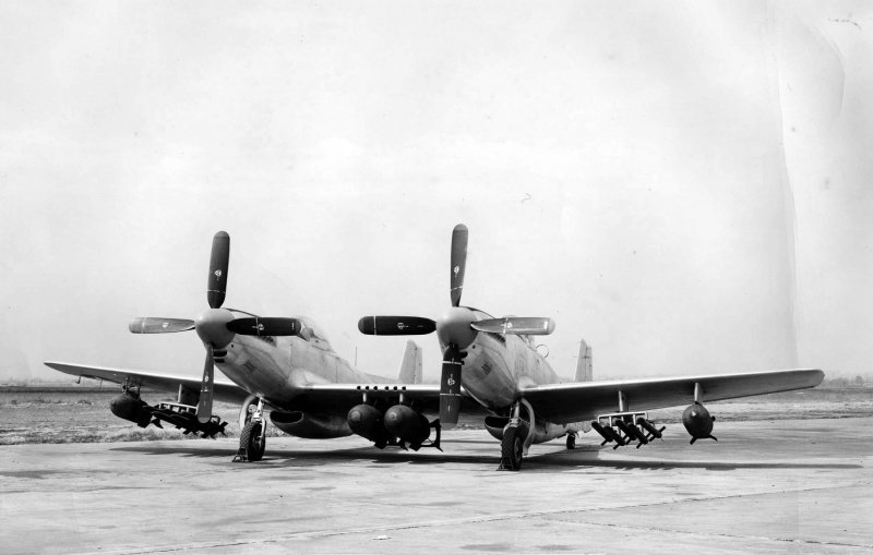 North American p-82b Twin Mustang