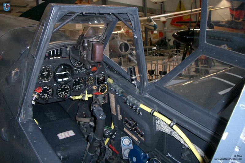 Messerschmitt bf.109 кабина