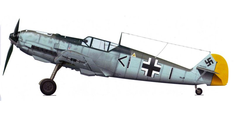 Messerschmitt bf.109 кабина