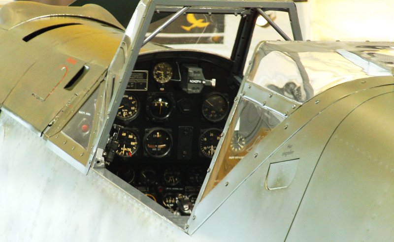 Bf 109 e3 кабина