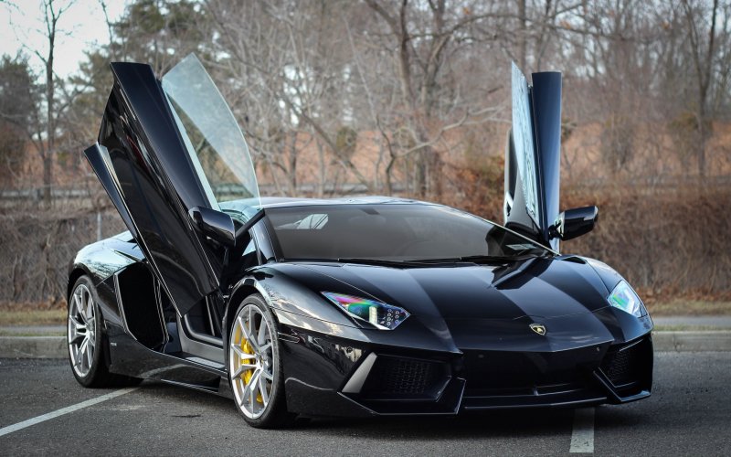 Lamborghini Aventador lp700-4 Black