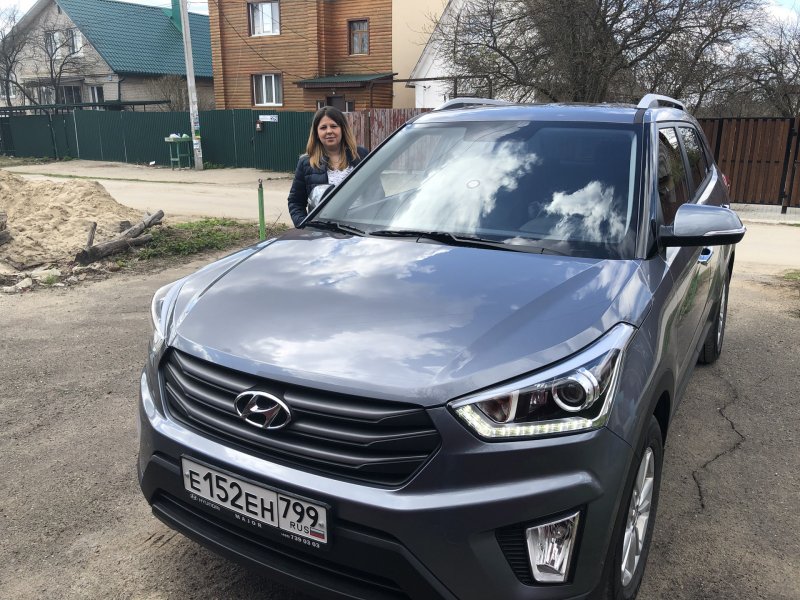 Hyundai Creta серый