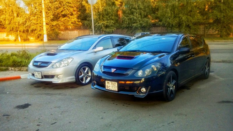 Caldina st246 на проставках