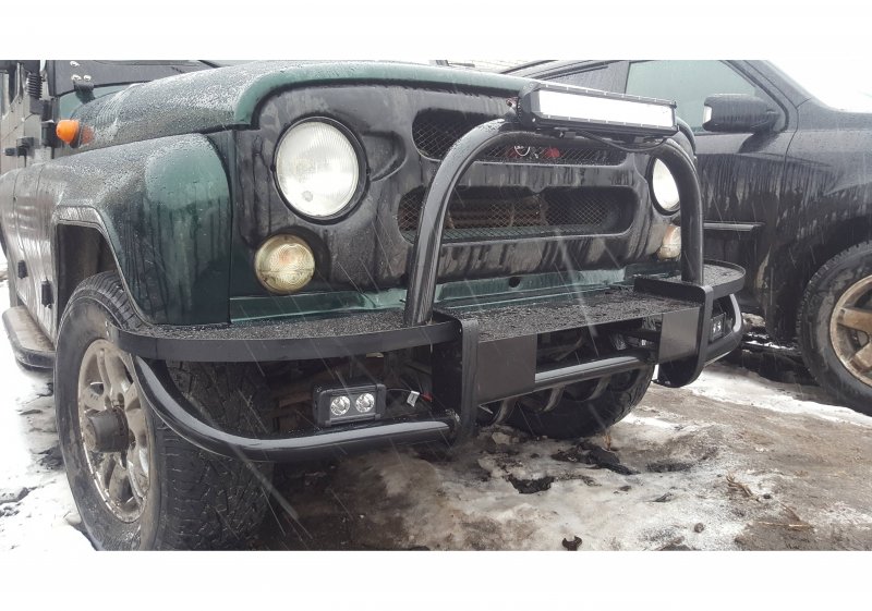 Силовые бампера на УАЗ 3151