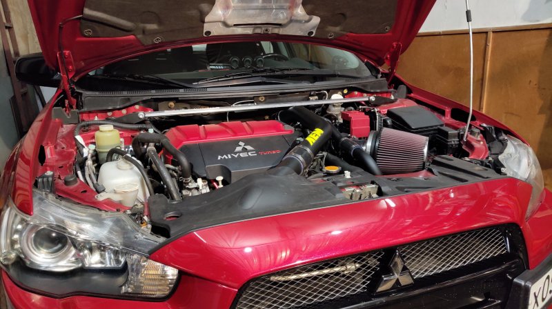 Evolution 9 Mitsubishi под капотом