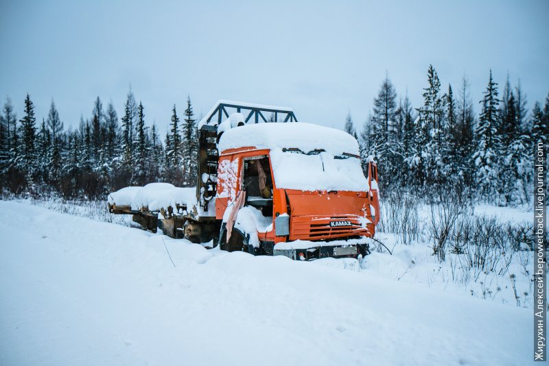 КАМАЗ Север зимник Якутия