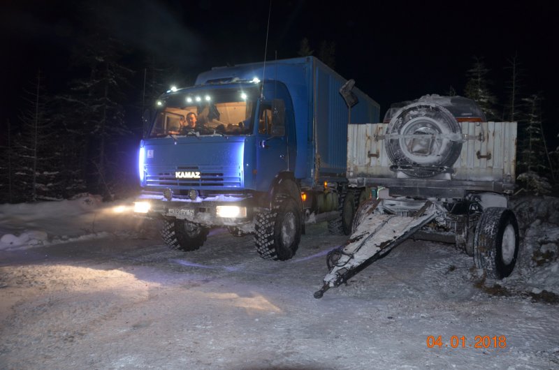 КАМАЗ 43118 Сайгак зимники Якутии