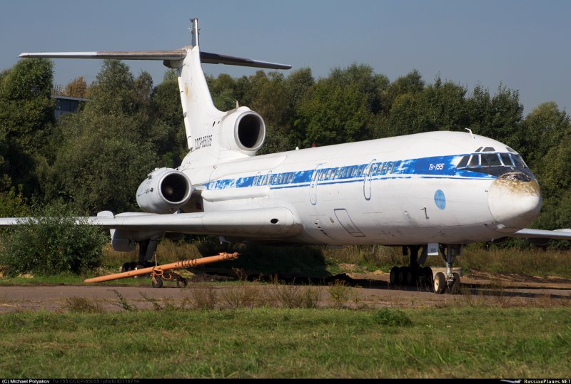 Самолёты Туполева ту-155 1988
