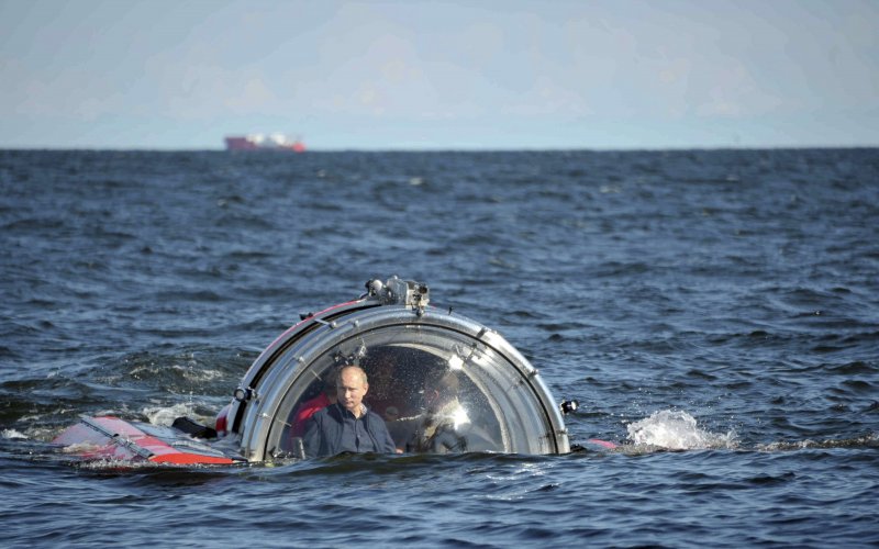 Путин Батискаф финский залив