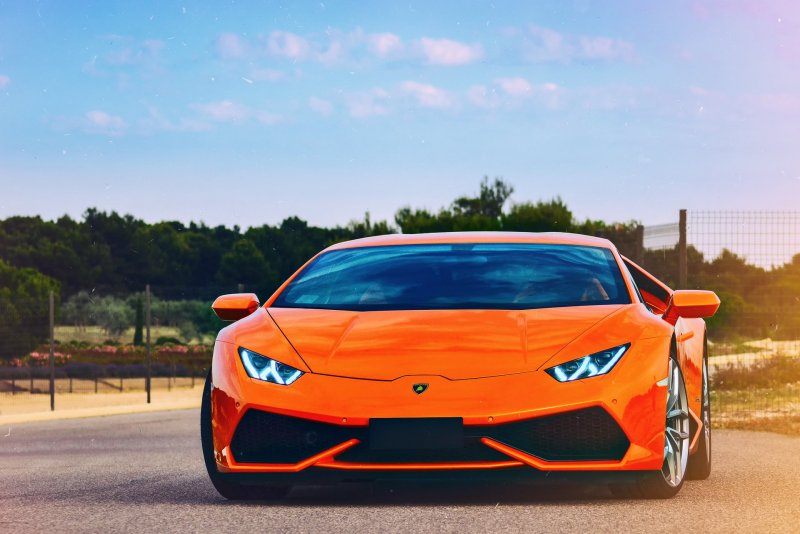 Lamborghini Huracan Performante оранжевый пепел