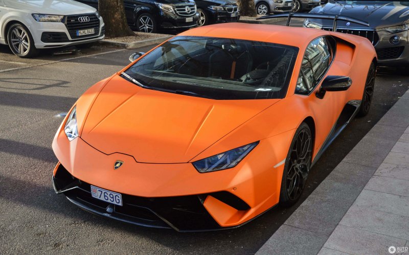 Lamborghini Huracan 2020 оранжевый