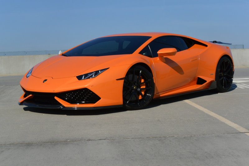 Lamborghini Huracan оранжевая