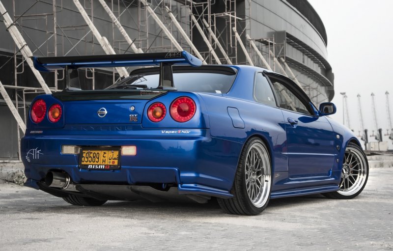 Nissan Skyline r34 белый
