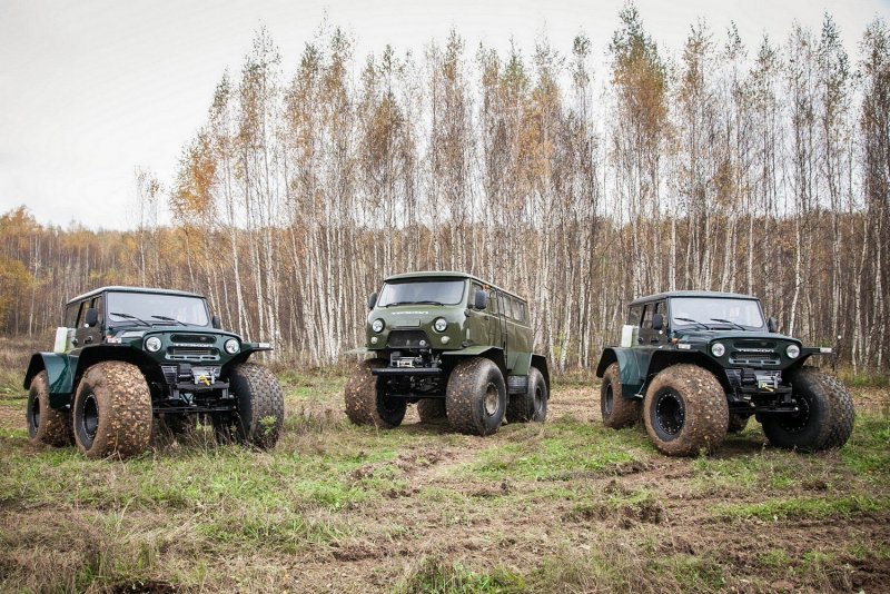 Трэкол вездеход УАЗ